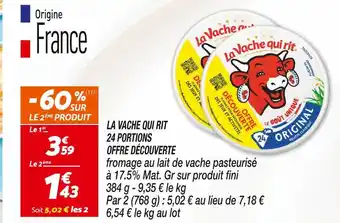 Netto LA VACHE QUI RIT LA VACHE QUI RIT 24 PORTIONS OFFRE DÉCOUVERTE offre