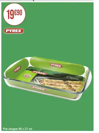 Géant Casino PYREX Plat lasagne 40 x 27 cm offre