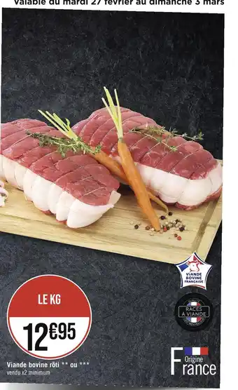 Géant Casino Viande bovine rôti offre