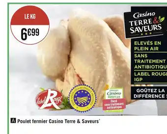 Géant Casino Casino Terre & Saveurs Poulet fermier offre