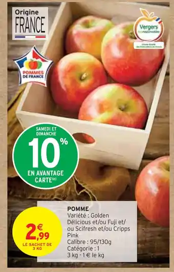 Intermarché POMME offre