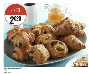 Mini viennoiseries x10