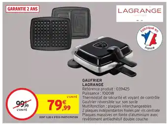 LAGRANGE GAUFRIER
