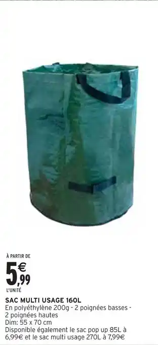 Intermarché SAC MULTI USAGE 160L offre