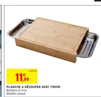 PLANCHE A DÉCOUPER AVEC TIROIR