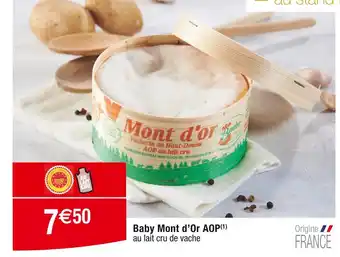 Cora x Carrefour Badoz Baby Mont d’Or AOP offre