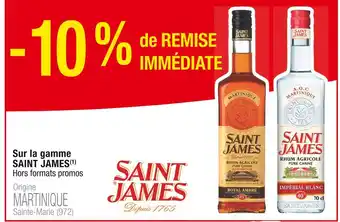 Cora x Carrefour SAINT JAMES -10% de REMISE IMMÉDIATE Sur la gamme SAINT JAMES offre