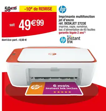 Cora x Carrefour hp Imprimante multifonction jet d’encre offre