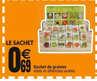 Cora x Carrefour Sachet de graines offre