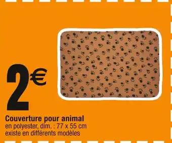Couverture pour animal