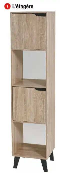 Cora x Carrefour Étagère 4 cases Ceda offre