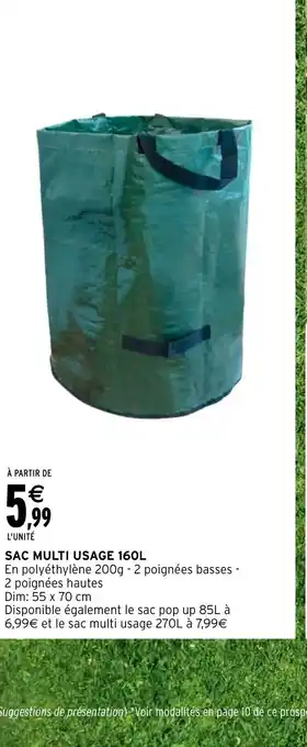 Intermarché Hyper SAC MULTI USAGE 160L offre