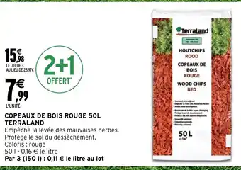 Intermarché Hyper COPEAUX DE BOIS ROUGE 50L offre