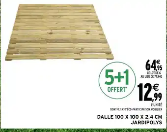 Intermarché Hyper DALLE 100 X 100 X 2,4 CM offre