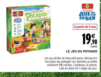 Intermarché Hyper LE JEU DU POTAGER offre