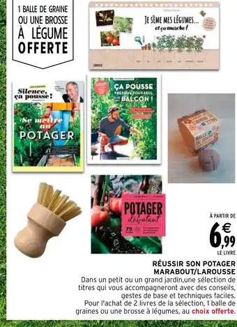 Intermarché Hyper RÉUSSIR SON POTAGER MARABOUT/LAROUSSE offre