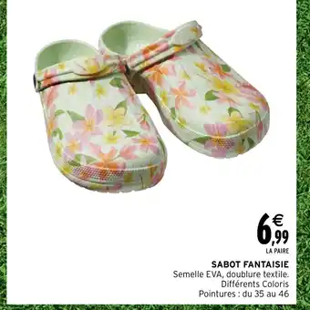 Intermarché Hyper SABOT FANTAISIE offre