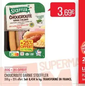 Match CHOUCROUTE GARNIE STOEFFLER offre