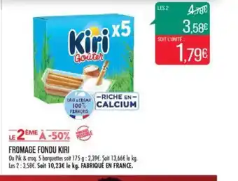 Match FROMAGE FONDU KIRI offre