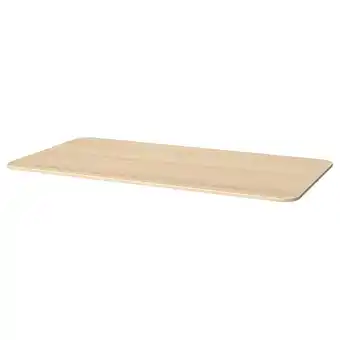 IKEA Bekant Plateau, plaqué chêne blanchi, 160x80 cm offre