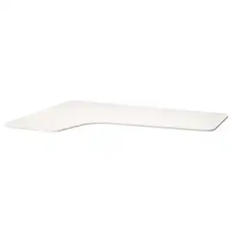 IKEA Bekant Plateau angle gauche, blanc, 160x110 cm offre