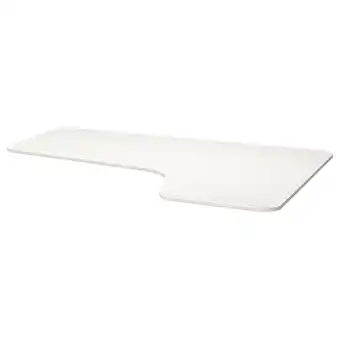 IKEA Bekant Plateau angle droit, blanc, 160x110 cm offre