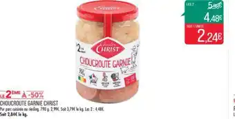Match CHOUCROUTE GARNIE offre