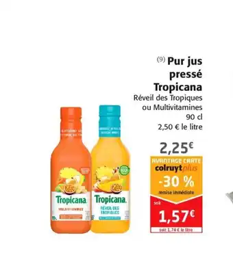 Colruyt Pur jus pressé tropicana offre