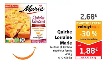 Quiche lorraine marie