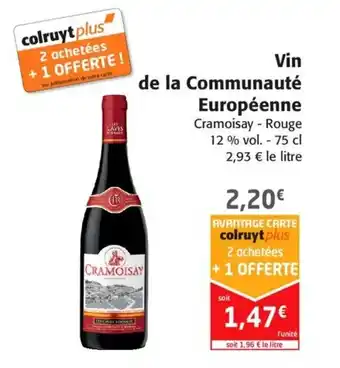 Colruyt Vin de la communauté européenne offre