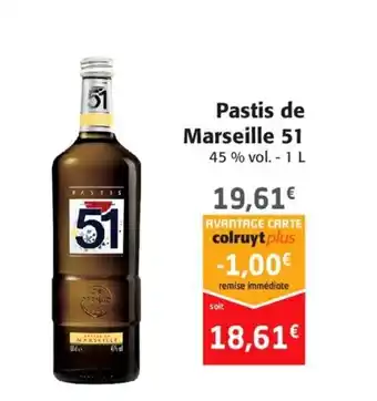 Colruyt Pastis de marseille offre