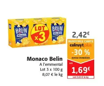 Colruyt Monaco belin offre