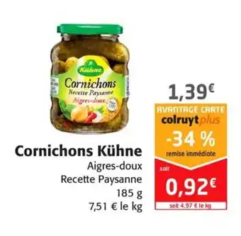 Colruyt Cornichons kühne offre