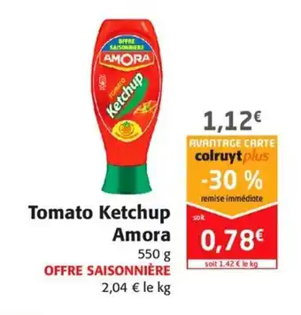 Colruyt Tomato ketchup amora offre