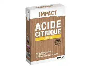 Weldom Acide citrique poudre salle de bains / cuisine, IMPACT, 500 g offre