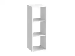 Weldom Etagère Cube Décoratif Spaceo Kub, Blanc H.104.9 X L.36 X P.31 Cm offre