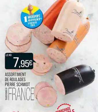 Assortiment de roulades pierre schmidt