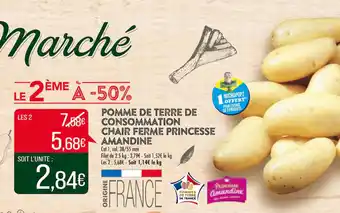Match Pomme de terre de consommation chair femre princesse amandine offre