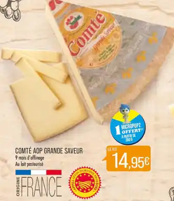 Match Comté aop grande saveur offre