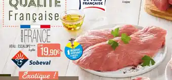 Match Veau : escalope offre