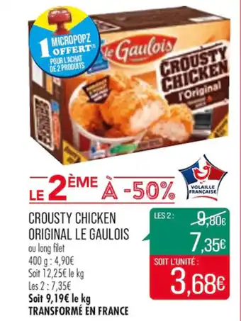 Crousty chicken original le gaulois