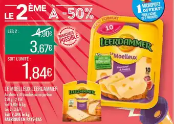 Match Le moelleux leerdammer offre