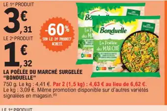 E.Leclerc LA POÊLÉE DU MARCHÉ SURGELÉE BONDUELLE offre