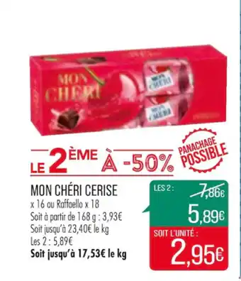 Match Mon chéri cerise offre