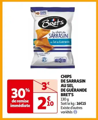 BRET'S CHIPS DE SARRASIN AU SEL DE GUÉRANDE