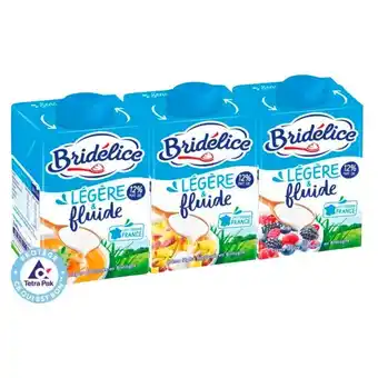 Auchan Crème Légère Uht Fluide Bridélice offre