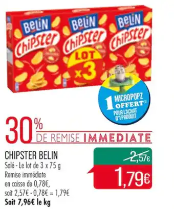 Match Chipster belin offre