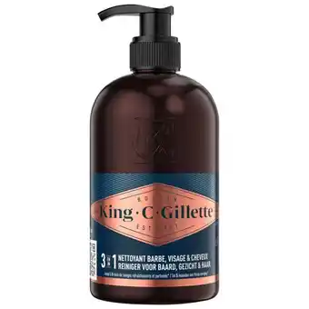Auchan Nettoyant Visage Et Barbe King C Gilette offre
