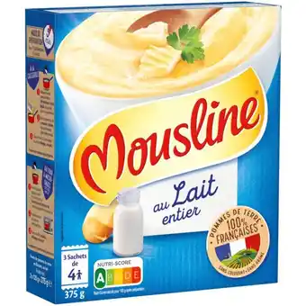 Auchan Purée Au Lait Entier Mousline offre