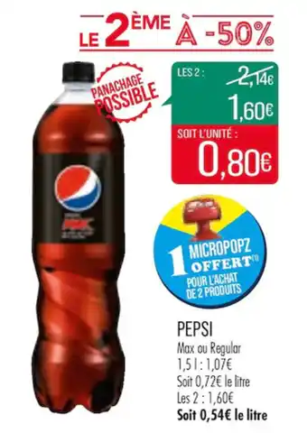Match Pepsi offre